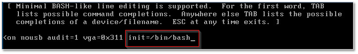 Append init=/bin/bash to the kernel boot options