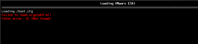 Failed to load crypto64.efi