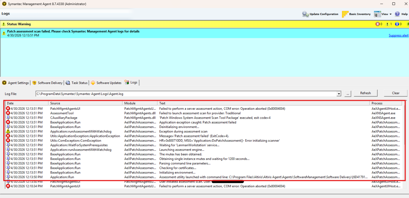 WindowsPatchData.zip Certificate Validation Issue